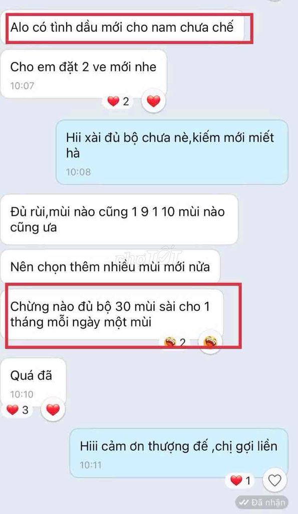 Tinh dầu thơm hữu cơ