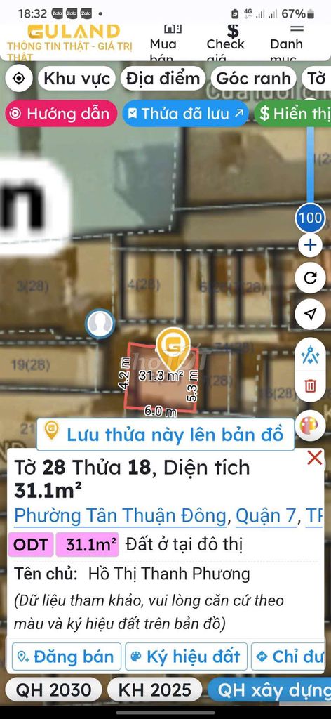 Cần bán nhà Q7 31m ko dính quy hoạch . GIÁ 2650 Bớt lộc!