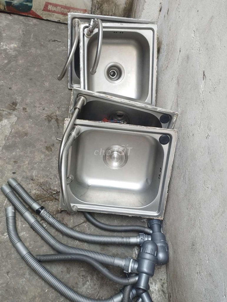 Chậu rửa chén Thép không gỉ Bạc. Mua bán Thiết bị vệ sinh, nhà tắm tại Quận Cầu Giấy Hà Nội được đăng bởi Thanh Thanh hình 1