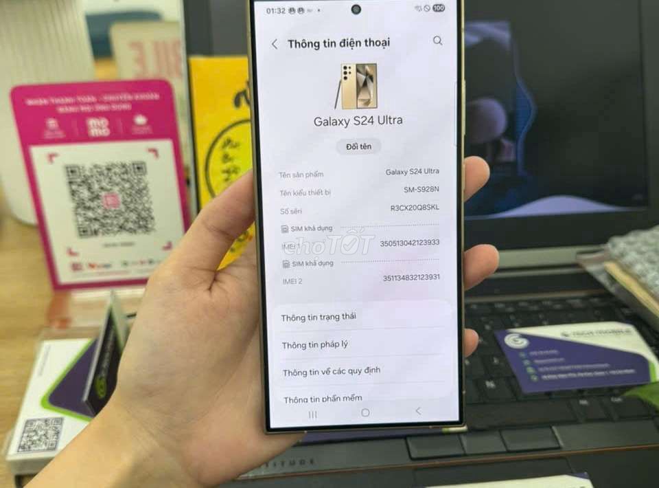 Trùm góp Galaxy S24 Ultra gold zin đẹp ,2simđẹp. Mua bán Điện thoại tại Thành phố Thủ Đức Tp Hồ Chí Minh được đăng bởi Minh phương hình 1