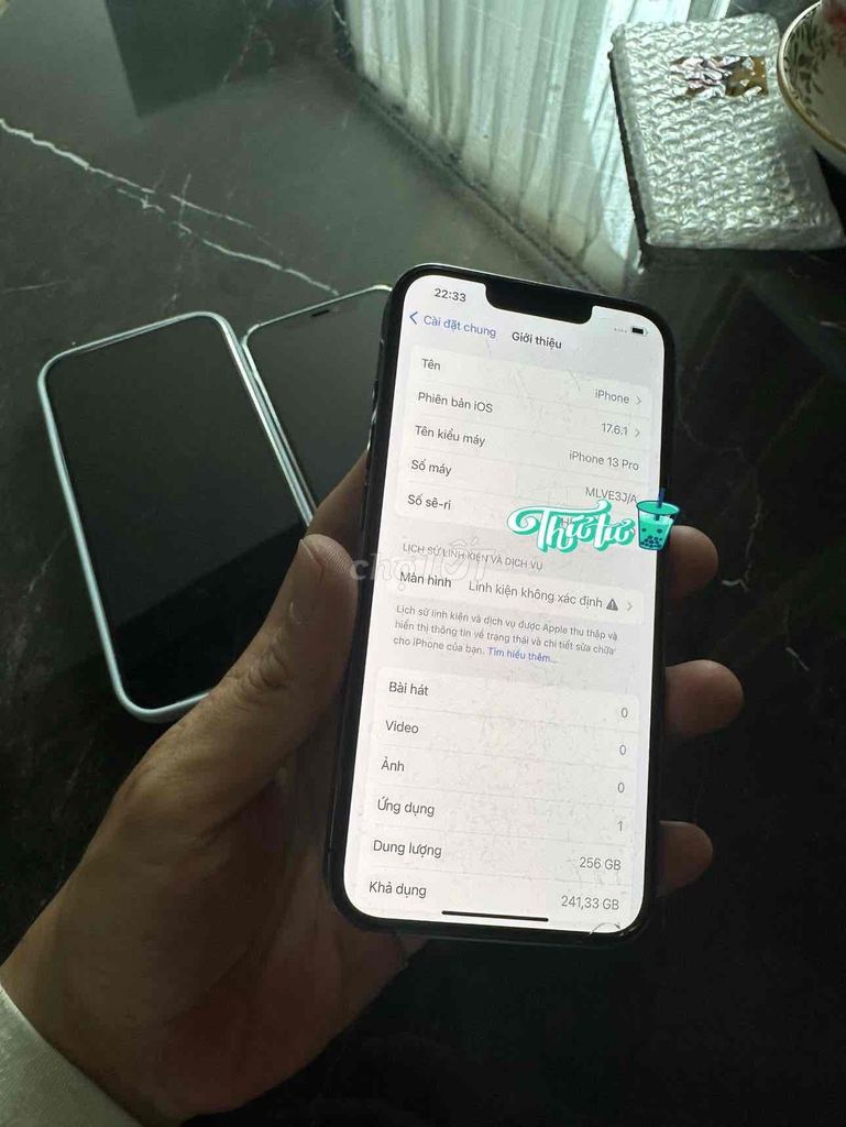 Apple iPhone 13 Pro 256GB Zin Full. Mua bán Điện thoại tại Thành phố Phan Rang-Tháp Chàm Ninh Thuận được đăng bởi Leo hình 1