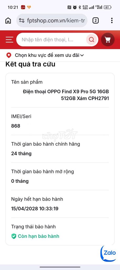 Bán Oppo find x9 pro chính hãng. Mua bán Điện thoại tại Quận Cầu Giấy Hà Nội được đăng bởi Nguyen Hung hình 1