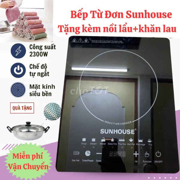 Bếp từ đơn Sunhouse 328. Mua bán Bếp, lò, đồ điện nhà bếp tại Huyện Đạ Tẻh Lâm Đồng được đăng bởi Nguyễn Minh Đức hình 1