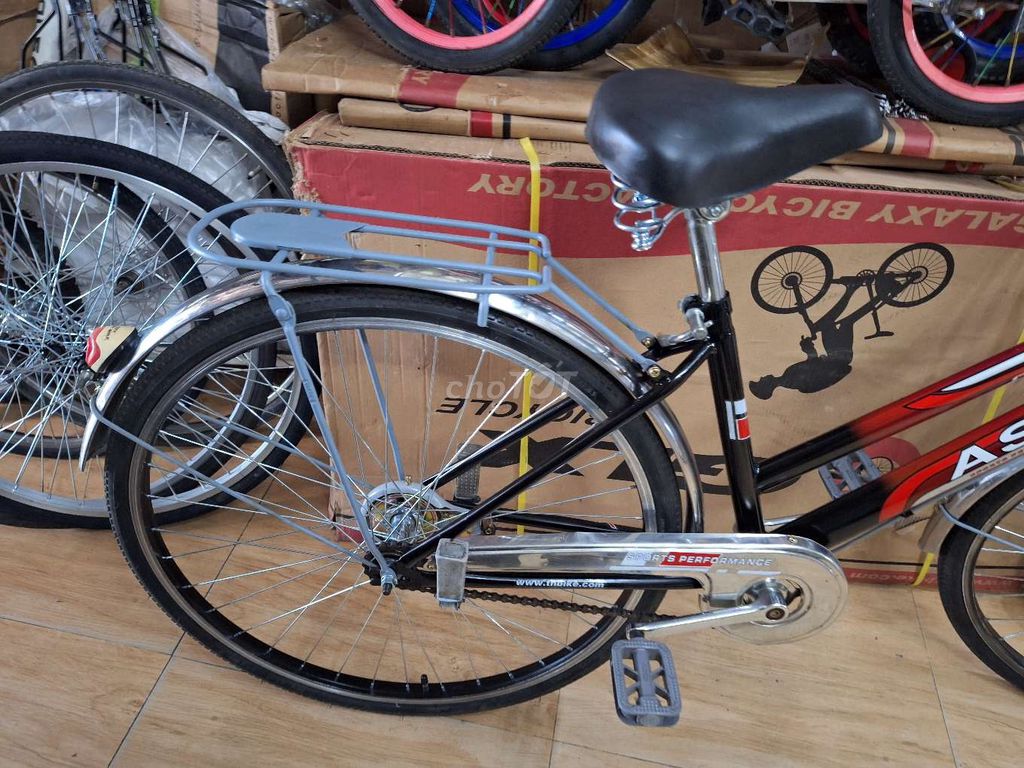 Xe 27 inch đỏ đen ASM. Mua bán Xe đạp tại Quận Ninh Kiều Cần Thơ được đăng bởi mi ca hình 2