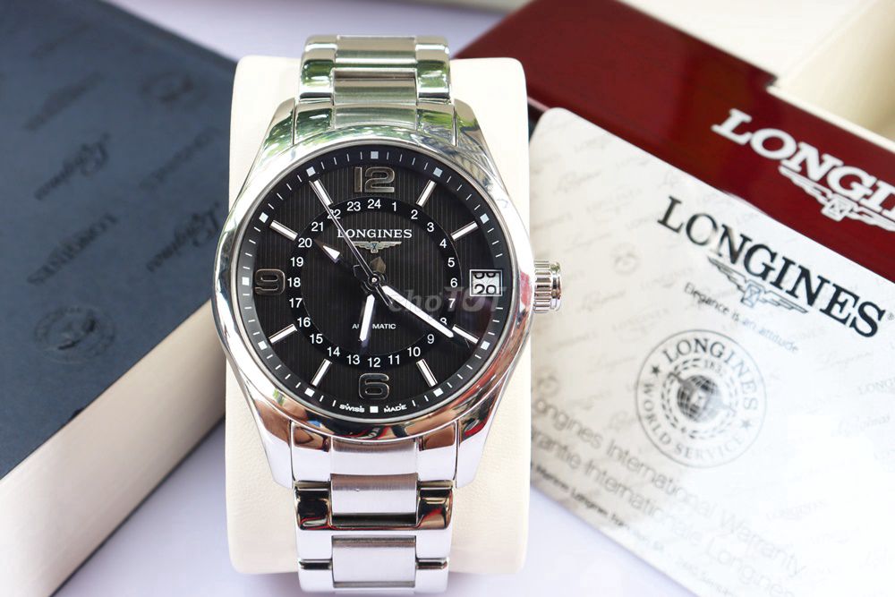 Longines Conquest 4 Kim Giờ GMT Automatic Size 42