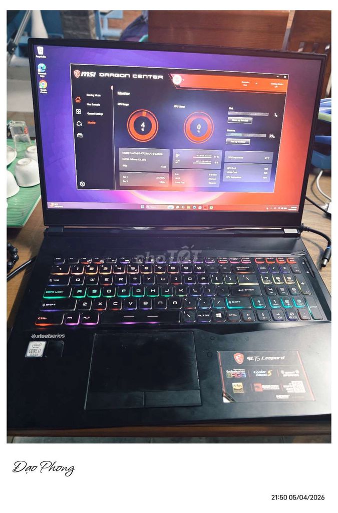 MSI GL 75 Leopard 17.3 inch 16GB/512GB. Mua bán Laptop tại Huyện Củ Chi Tp Hồ Chí Minh được đăng bởi Đạo Phong hình 1