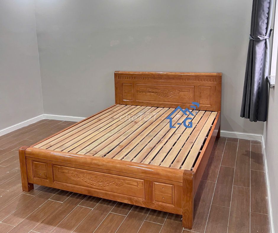 GIƯỜNG GỖ SỒI&&GIƯỜNG GỖ SỒI#GIƯỜNG GỖ SỒI!!GIƯỜNG. Mua bán Giường, chăn ga gối nệm tại Quận 6 Tp Hồ Chí Minh được đăng bởi Lâm Gia Home hình 1