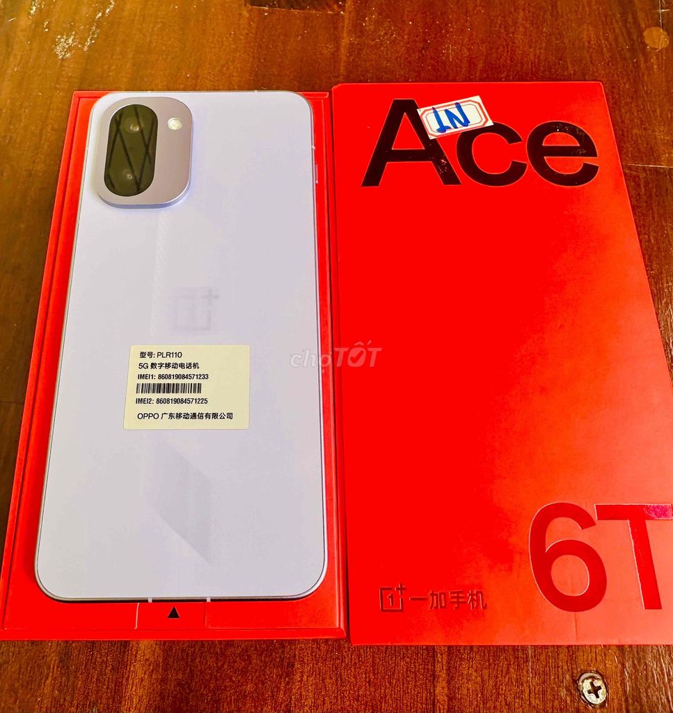 Oneplus Ace 6T Fullbox Keng Sạc It. Mua bán Điện thoại tại Quận Hà Đông Hà Nội được đăng bởi DPhone hình 1