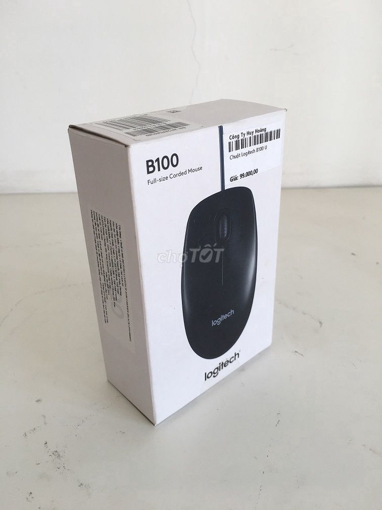 Chuột máy tính Logitech B100 (Đen). Mua bán Phụ kiện (Màn hình, Chuột...) tại Quận Bình Tân Tp Hồ Chí Minh được đăng bởi Minh Dũng hình 1