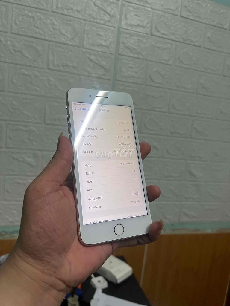 iPhone 7 Plus 32GB Vàng Đã qua sử dụng. Mua bán Điện thoại tại Quận Cẩm Lệ Đà Nẵng được đăng bởi xuân tuấn hình 1