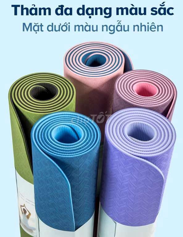 Thảm yoga tập thể dục, tập gym tại nhà