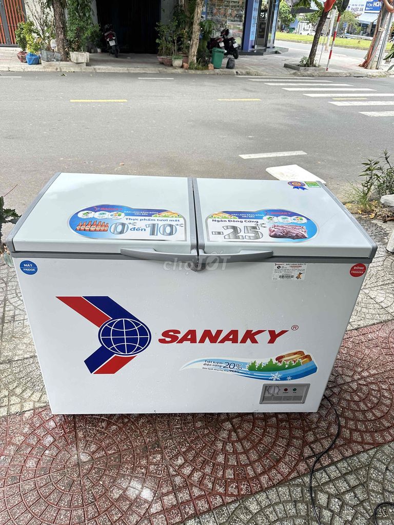 tủ đông - mát sanaky 220l và 280l. Mua bán Tủ lạnh tại Quận Cẩm Lệ Đà Nẵng được đăng bởi Điện máy thanh lý  hình 1