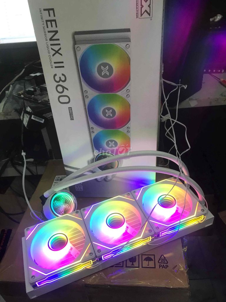 Tản nhiệt nước Xigmatek Fenix II 360 Trắng. Mua bán Linh kiện (RAM, Card...) tại Huyện Thanh Trì Hà Nội được đăng bởi MINH QUỐC THỊ PHI hình 1