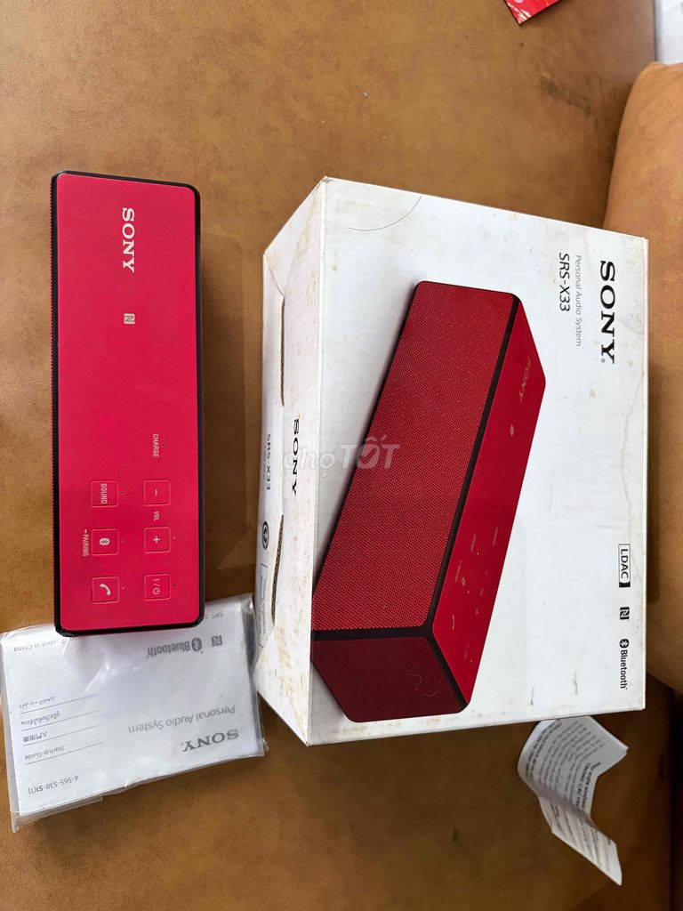 Loa Bluetooth Sony SRS-X33 Đỏ. Mua bán Tivi, Âm thanh tại Quận 7 Tp Hồ Chí Minh được đăng bởi Châu hình 1