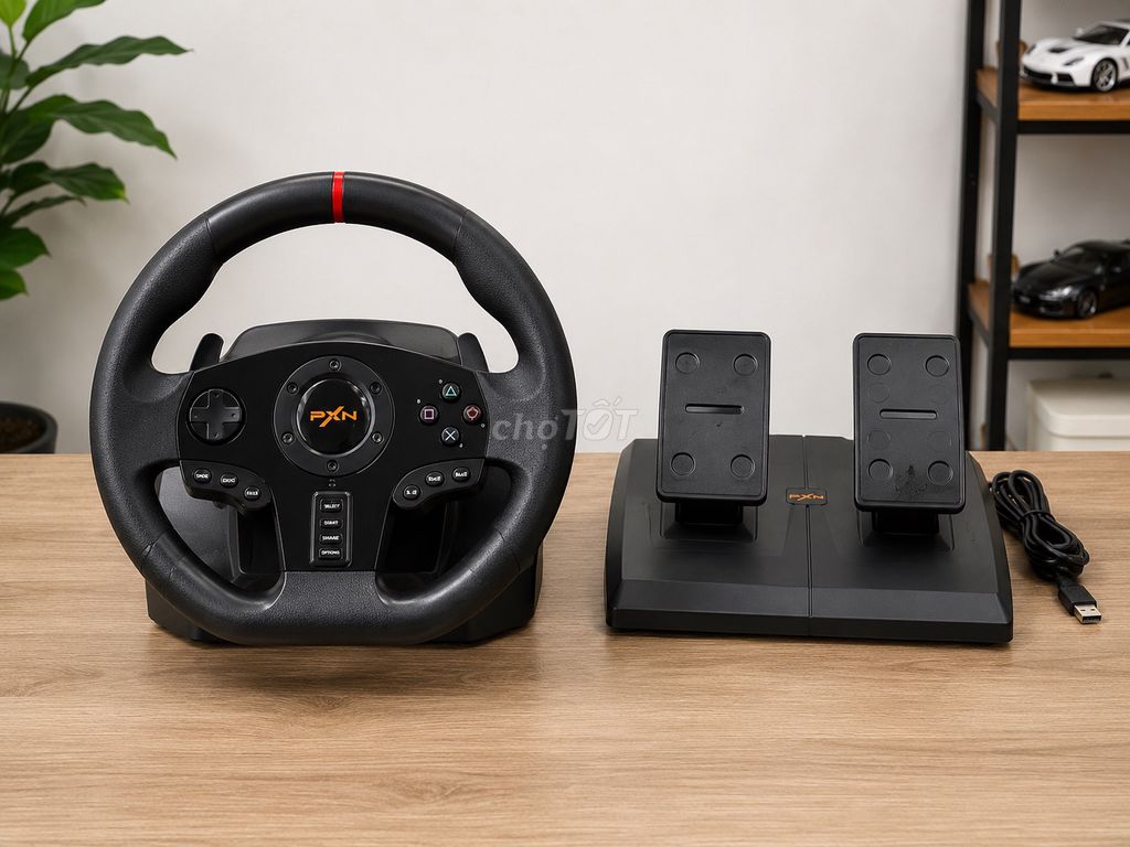 Vô lăng chơi game PXN V900 Đen. Mua bán Thiết bị chơi game tại Huyện Đức Trọng Lâm Đồng được đăng bởi Ngọc hình 1