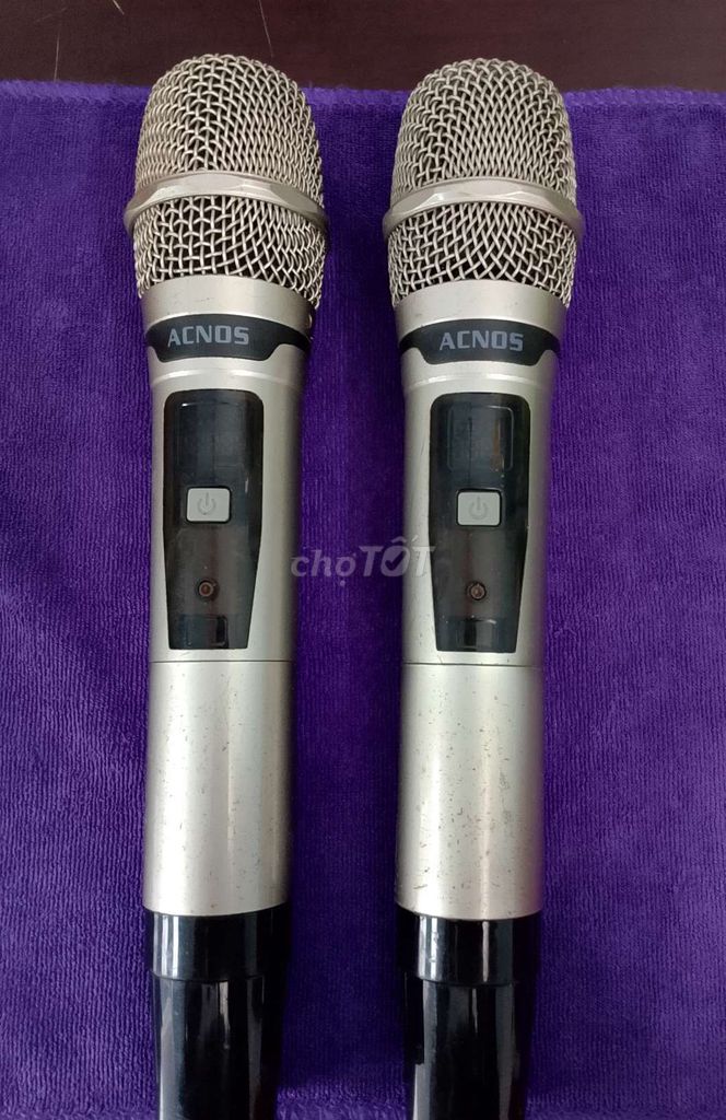 Micro không dây Acnos UHF Bạc. Mua bán Tivi, Âm thanh tại Quận 6 Tp Hồ Chí Minh được đăng bởi my lan hình 1