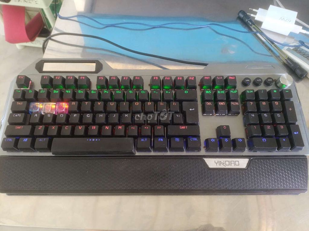 Bàn phím cơ K100 đã mod phím chơi game Red Switch . Mua bán Phụ kiện (Màn hình, Chuột...) tại Thị xã Tân Châu An Giang được đăng bởi ntk hình 1