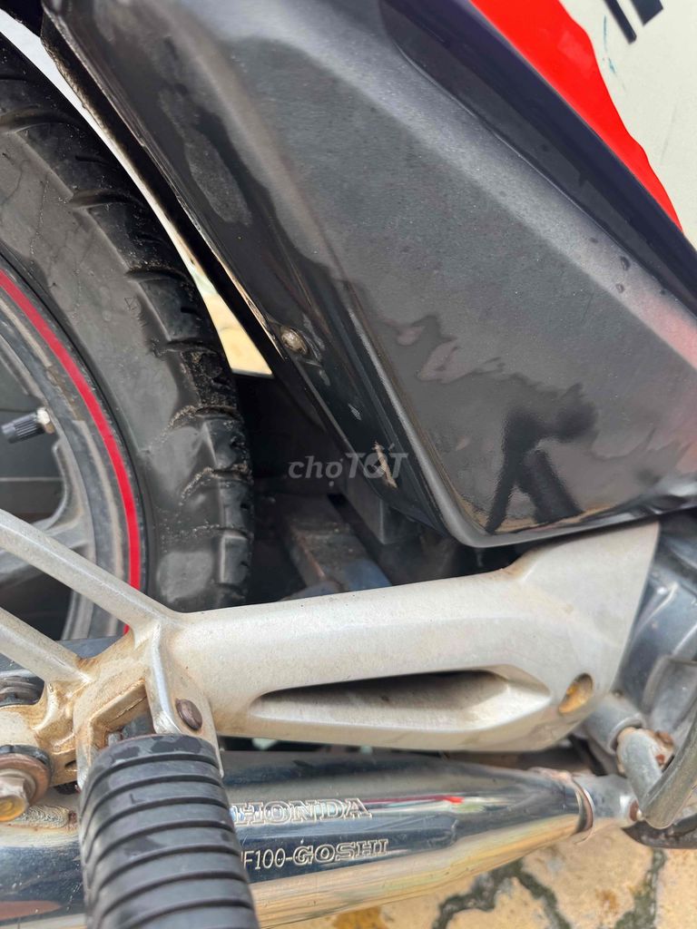 Honda Wave 100 Repsol чёрно-оранжевый
