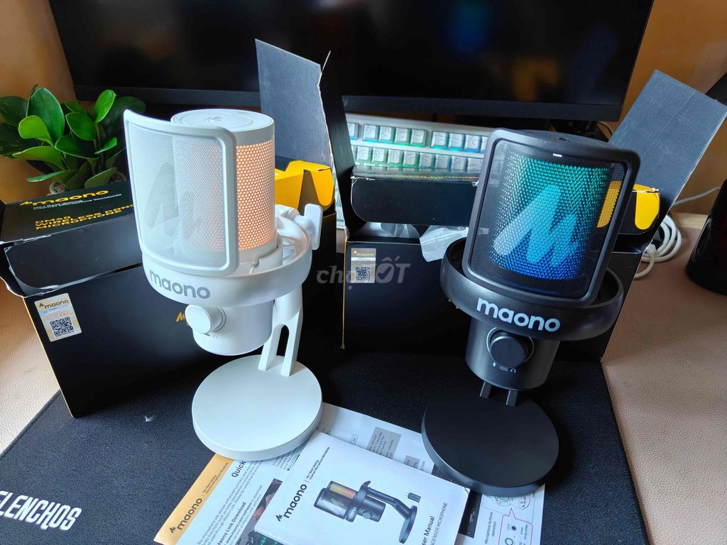 Microphone Maono DM40 Wireless Trắng Đen Mới 100%. Mua bán Tivi, Âm thanh tại Quận Gò Vấp Tp Hồ Chí Minh được đăng bởi Trịnh Anh Kiện KGG Shop hình 1