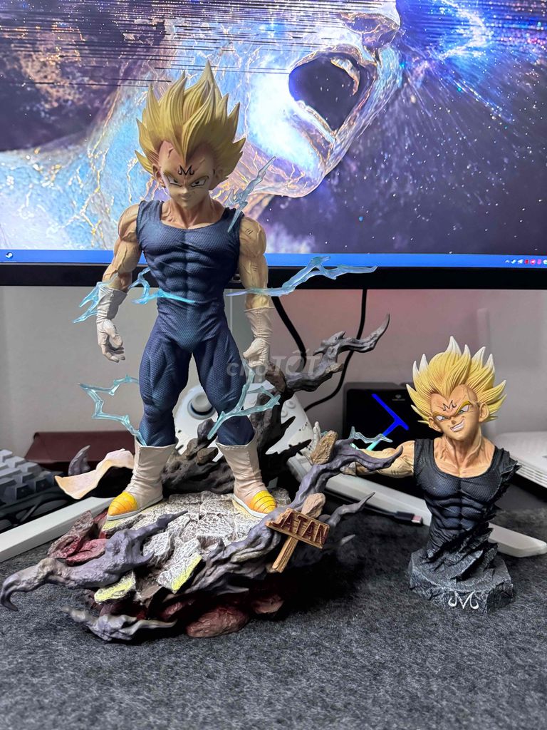 Mô hình Vegeta Majin 33cm kèm bán thân và đầu thay. Mua bán Sở thích khác tại Quận Hoàng Mai Hà Nội được đăng bởi Phạm Đạt hình 1