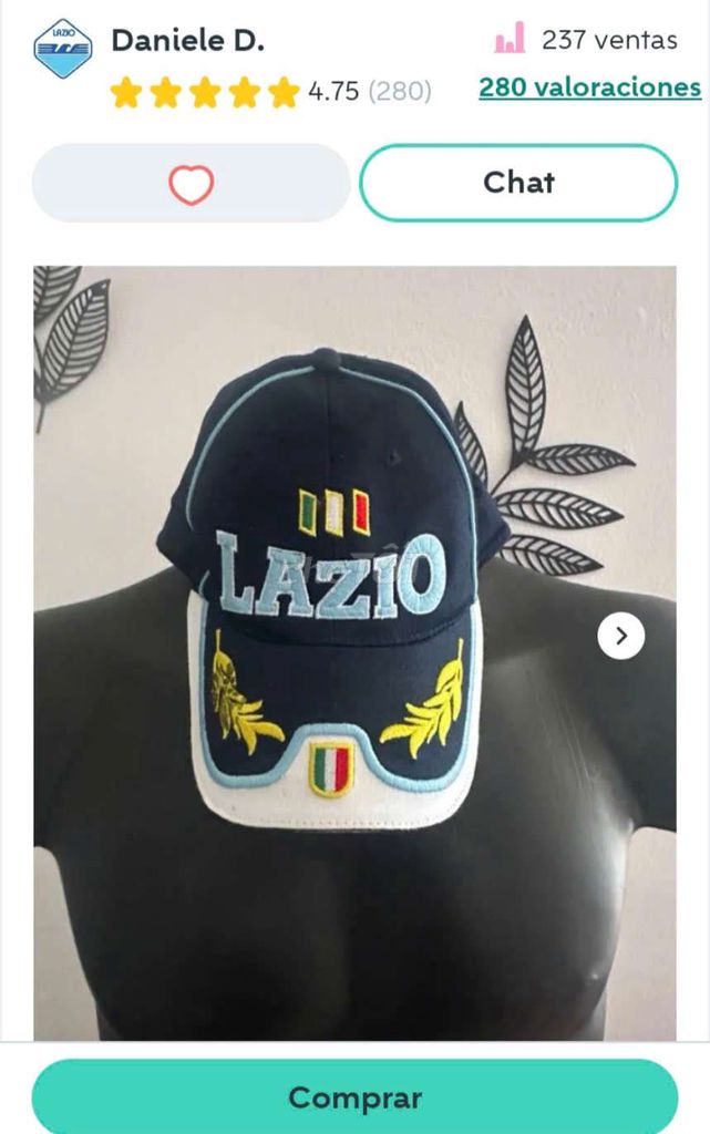 Nón Italia lazio cờ Italia