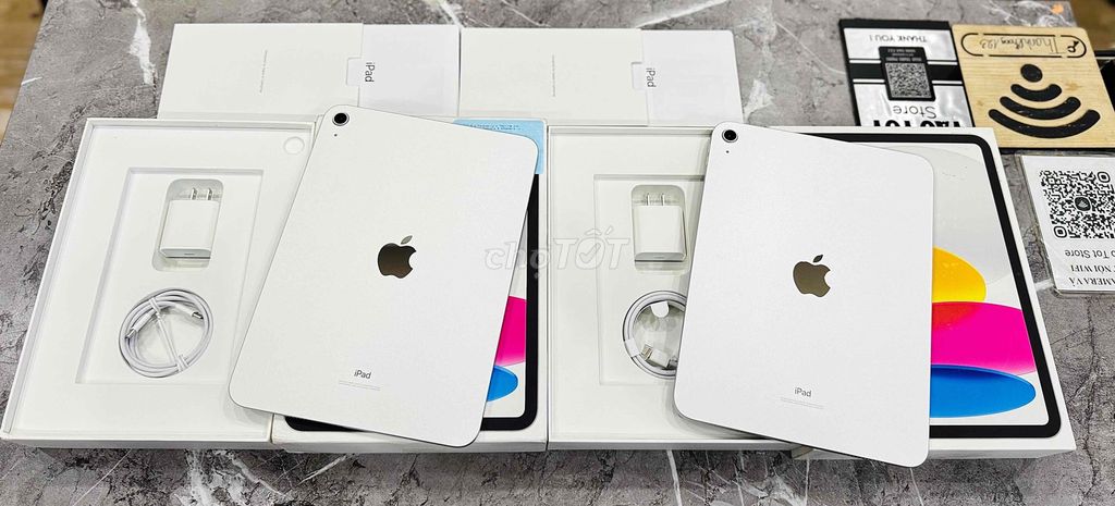 ipad Gen 10 64G Wifi fulbox silver bạc chưa sd