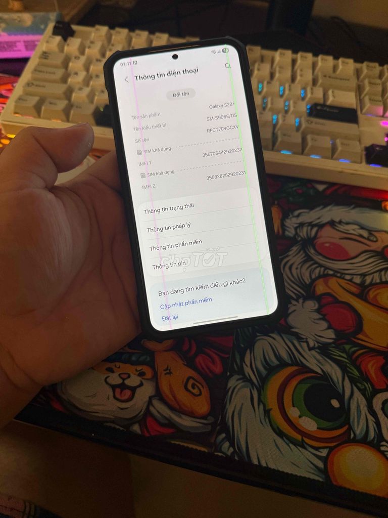 Thanh Lý Bỏ Màn Samsung S22+ 256GB. Mua bán Điện thoại tại Thành phố Thủ Đức Tp Hồ Chí Minh được đăng bởi Thế Anh hình 1