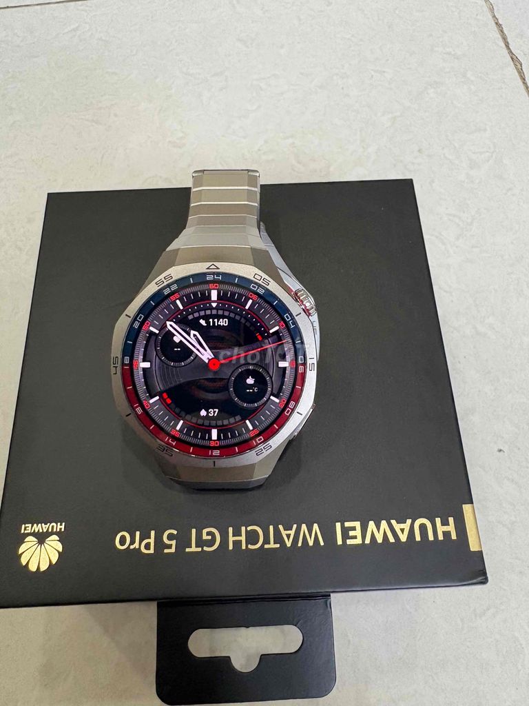 Huawei Watch GT5 Pro Titan fullbox mới 99,9%