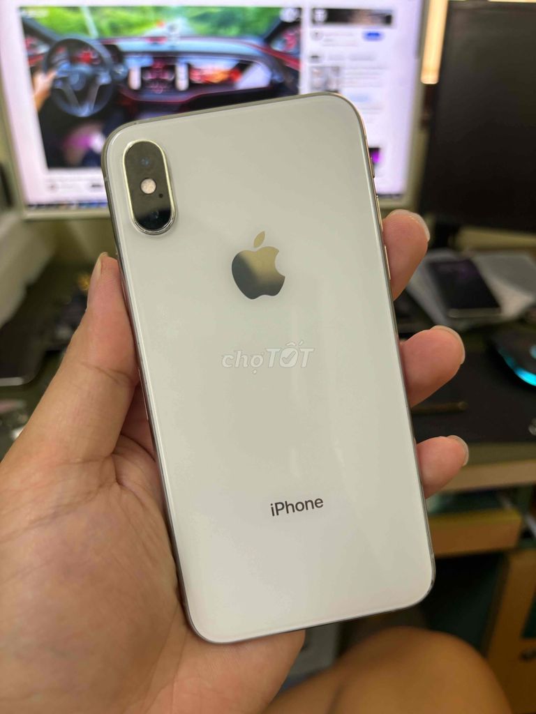 iphone xs 64gb trắng quốc tế màn mực nứt kính