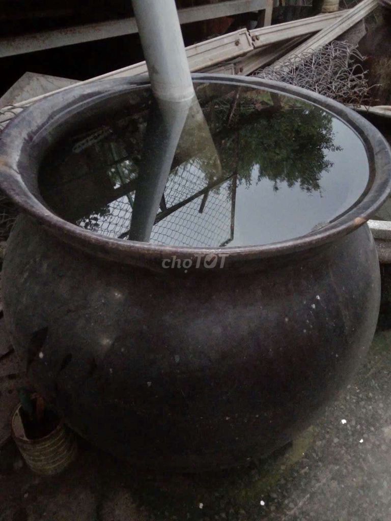 Chậu cổ Gốm Nâu Trang trí. Mua bán Đồ sưu tầm, đồ cổ tại Thành phố Thuận An Bình Dương được đăng bởi a bảy hình 1
