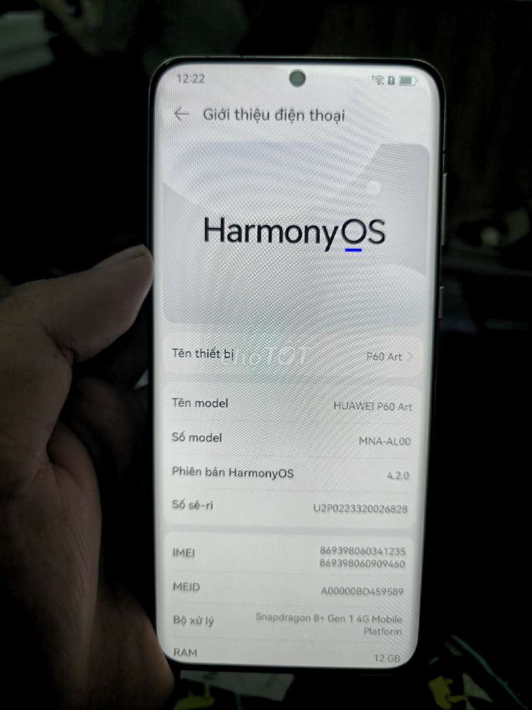 Huawei P60 Art 512GB Trắng. Mua bán Điện thoại tại Quận Ba Đình Hà Nội được đăng bởi Duc Minh hình 1