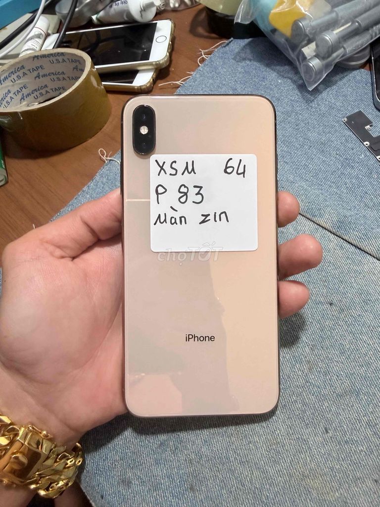 Apple iPhone XS Max 64GB Vàng. Mua bán Điện thoại tại Huyện Tân Phước Tiền Giang được đăng bởi Le Duy Hong Duc hình 1