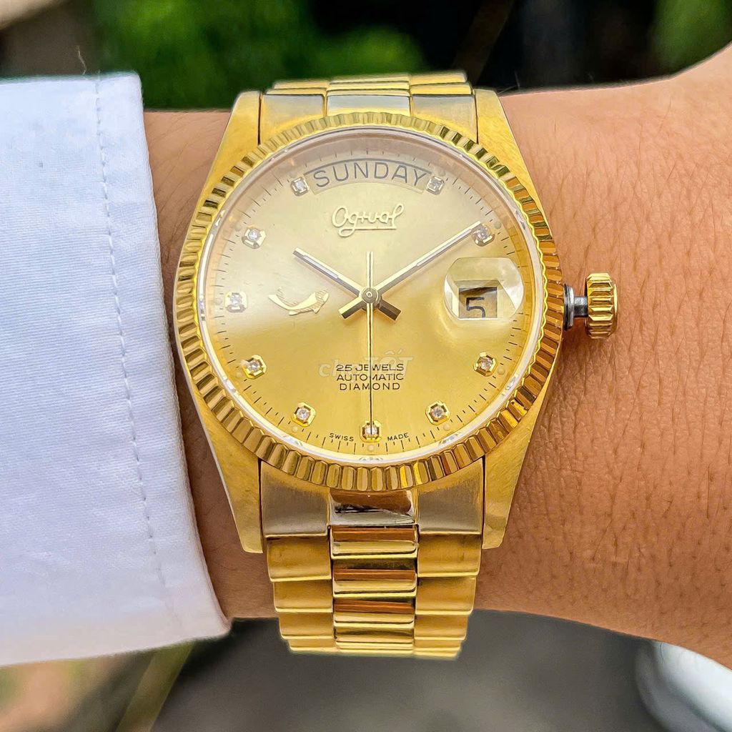 Đồng hồ nam Ogival tiểu Rolex lướt đẹp