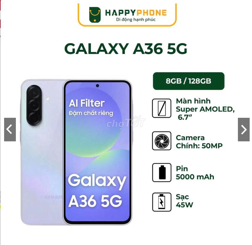 Samsung Galaxy A36 5G (8GB-128GB)
