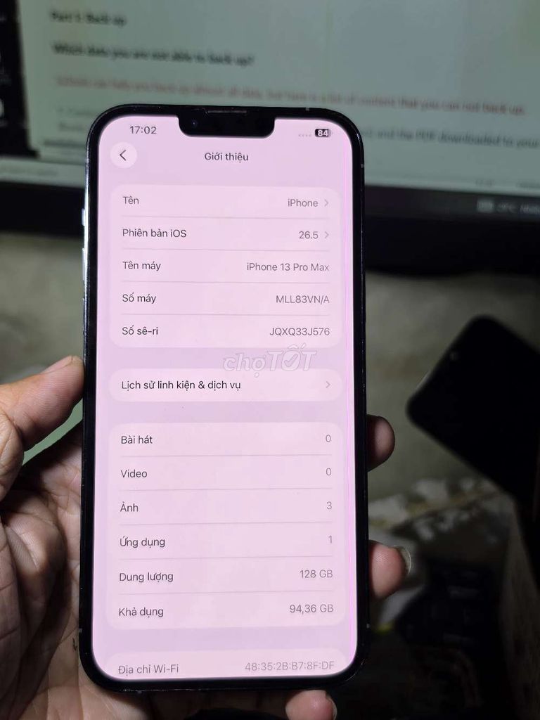  iPhone 13 Pro Max 128GB VN giá rẻ trải nghiệm . Mua bán Điện thoại tại Quận 8 Tp Hồ Chí Minh được đăng bởi Thiên Hòa mobile  hình 1