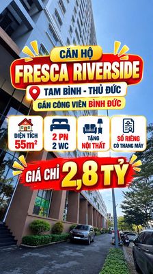 Apartment 55 m² · 2 bed · Đường Ngô Chí Quốc