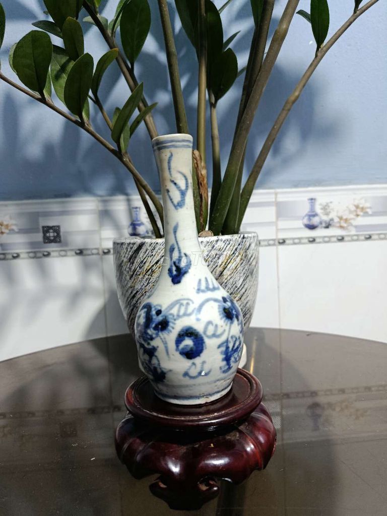 Nậm tàu Gốm sứ Cổ Song long. Mua bán Đồ sưu tầm, đồ cổ tại Huyện Hóc Môn Tp Hồ Chí Minh được đăng bởi Hoàng Dũng hình 1