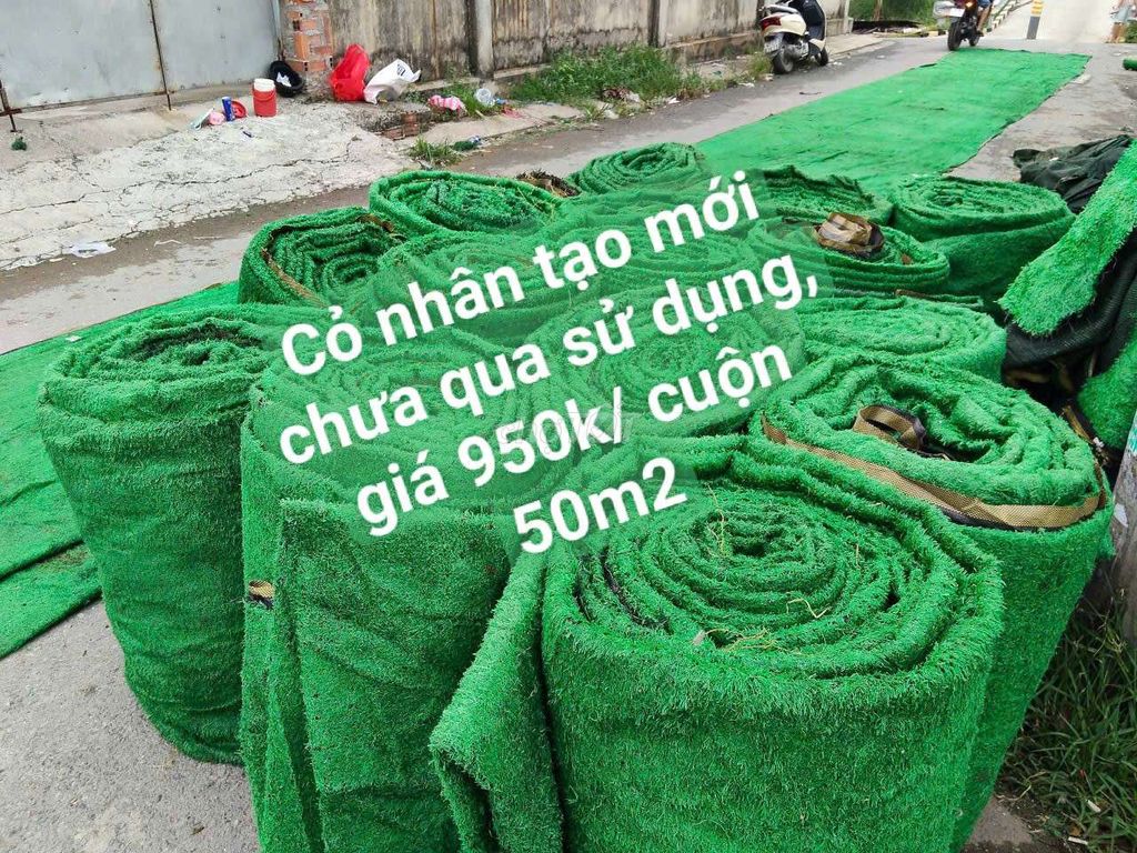 Cỏ nhân tạo mới 100% , Giảm giá cực sốc 950k/ cuộn. Mua bán Cây cảnh, đồ trang trí tại Quận Tân Bình Tp Hồ Chí Minh được đăng bởi Cỏ nhân tạo MN hình 2