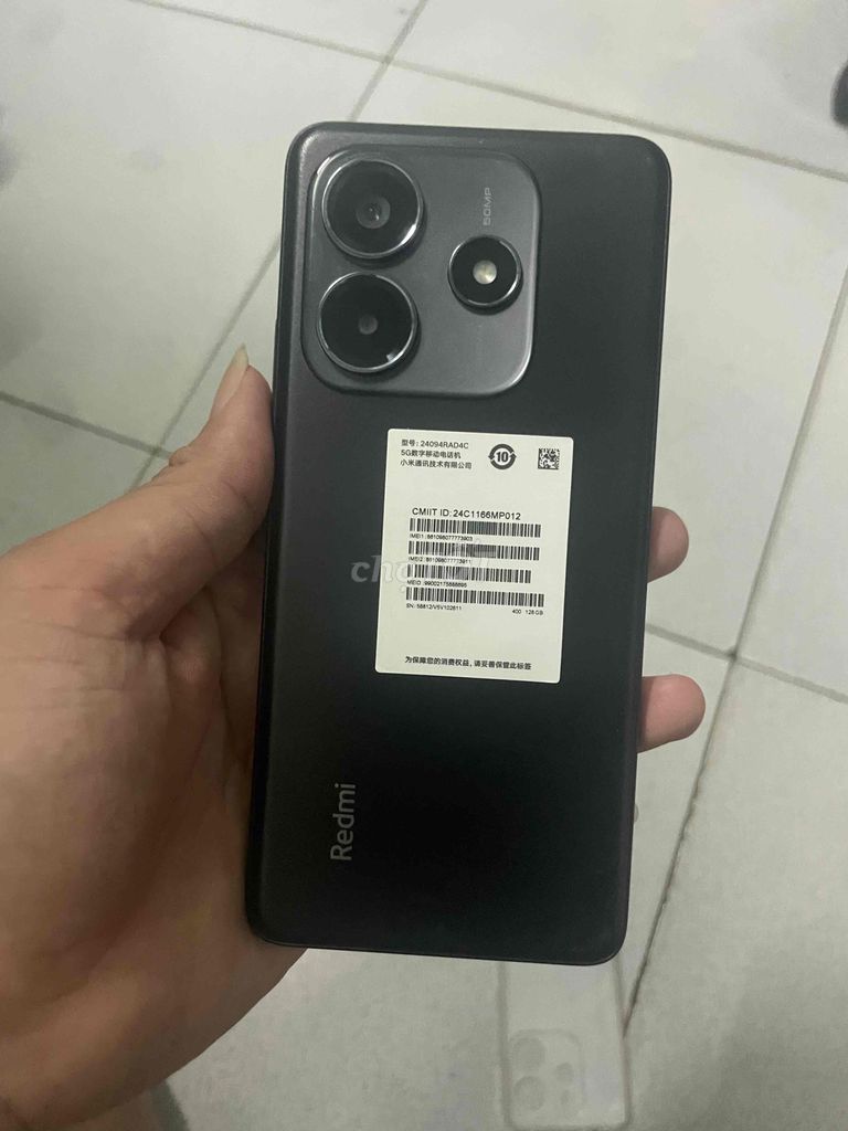 Xiaomi Redmi Note 14 5G 128GB Đen. Mua bán Điện thoại tại Huyện Bình Chánh Tp Hồ Chí Minh được đăng bởi khang hình 1