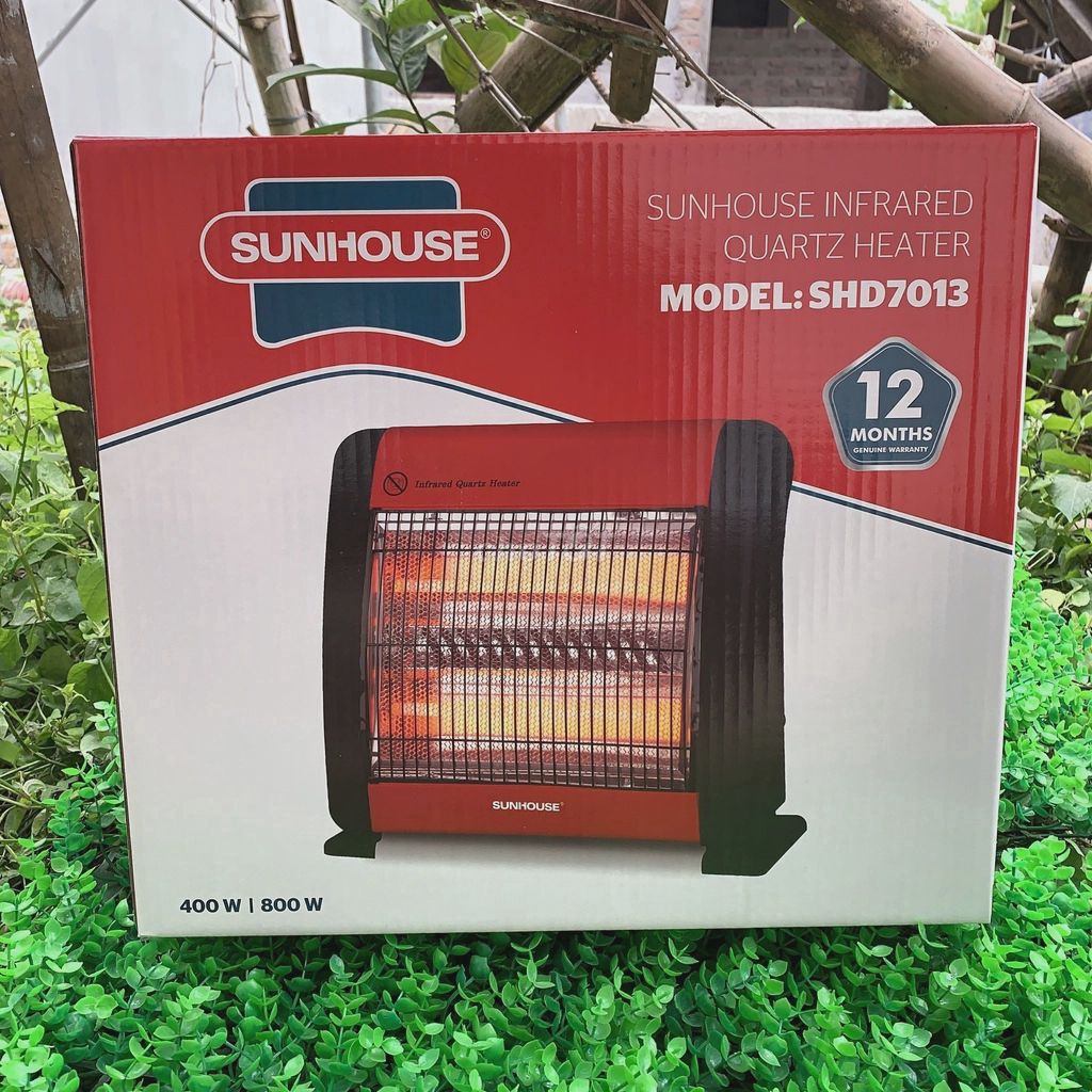 Đèn sưởi điện Sunhouse 2 bóng mã SHD7013 - mới