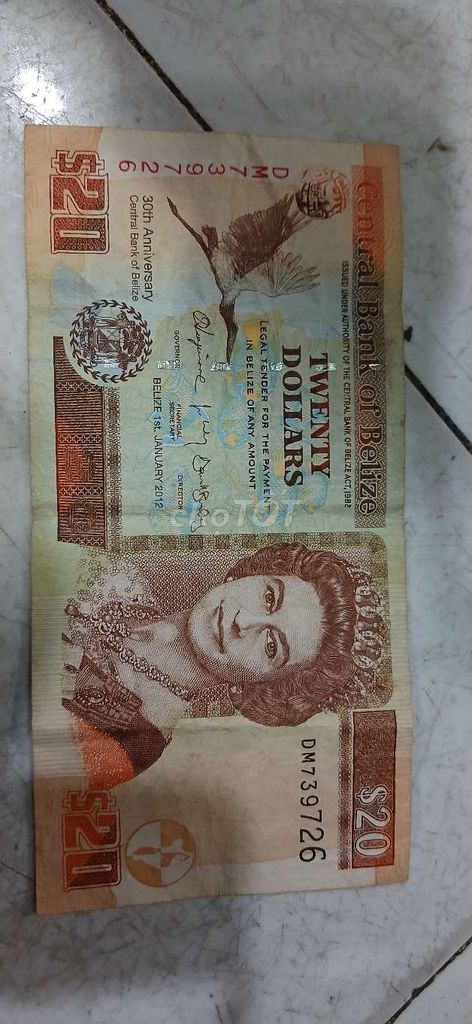 Tiền giấy Belize 20 Dollars 2002 Tốt. Mua bán Đồ sưu tầm, đồ cổ tại Quận Tân Bình Tp Hồ Chí Minh được đăng bởi Thành hình 1