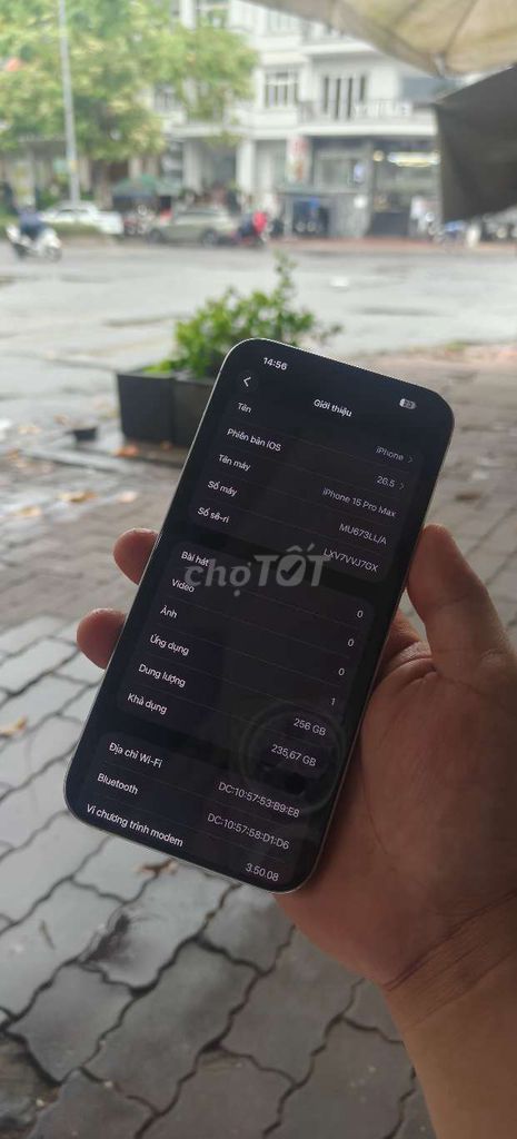 iPhone 15 Pro Max 256GB Lock Trắng Mỹ. Mua bán Điện thoại tại Quận 4 Tp Hồ Chí Minh được đăng bởi Minh hình 1