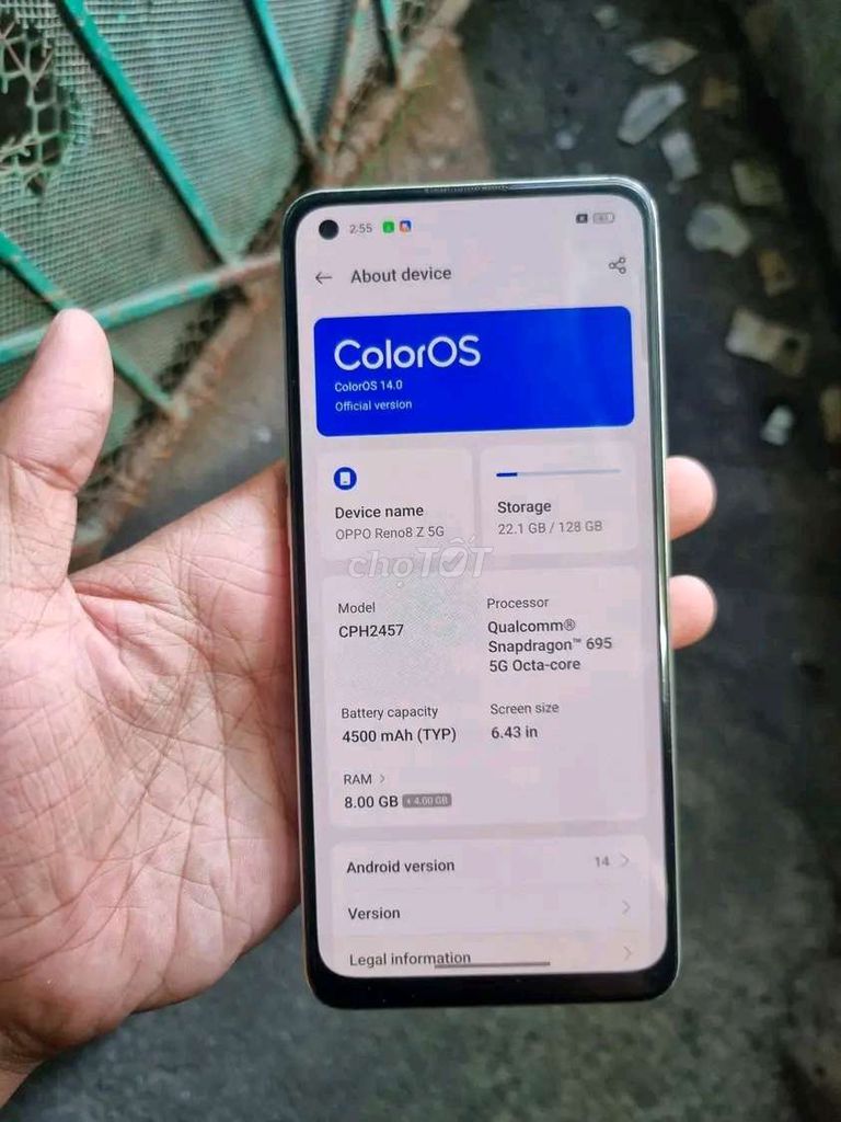 OPPO Reno8 Z ( Bán Hoặc Giao Lưu). Mua bán Điện thoại tại Thành phố Vĩnh Long Vĩnh Long được đăng bởi Tài Thanh hình 1