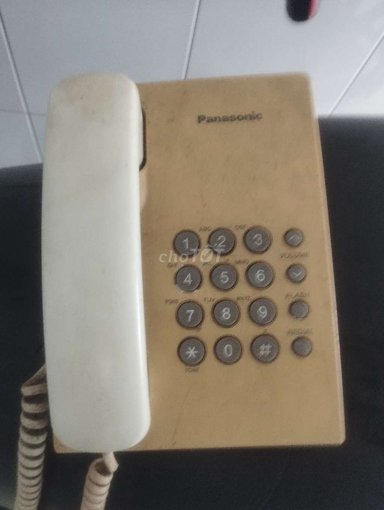 Điện thoại bàn Panasonic Vàng kem. Mua bán Điện thoại tại Quận Tây Hồ Hà Nội được đăng bởi Bảo việt  hình 1