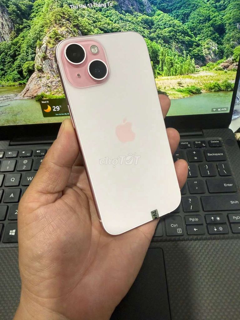 iPhone 15 256GB Hồng 99%. Mua bán Điện thoại tại Quận Bình Thạnh Tp Hồ Chí Minh được đăng bởi Hoàng Giang hình 1