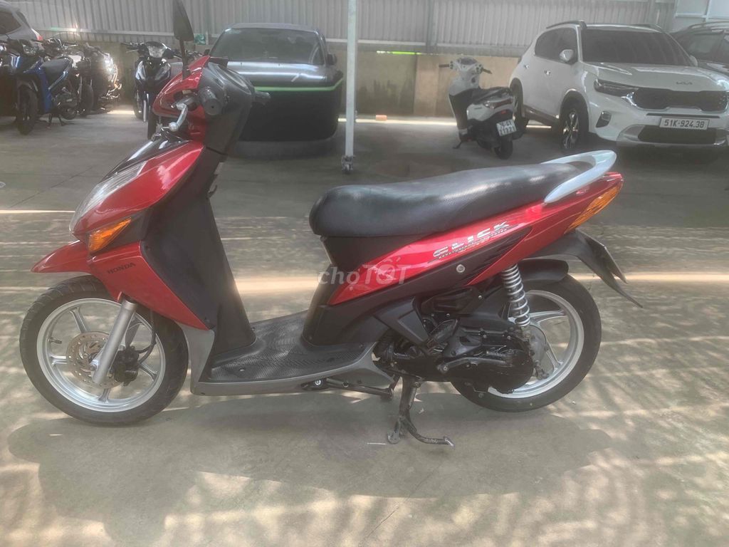 bán Honda Click 110 bxc màu đỏ đen đời 2008 bstp