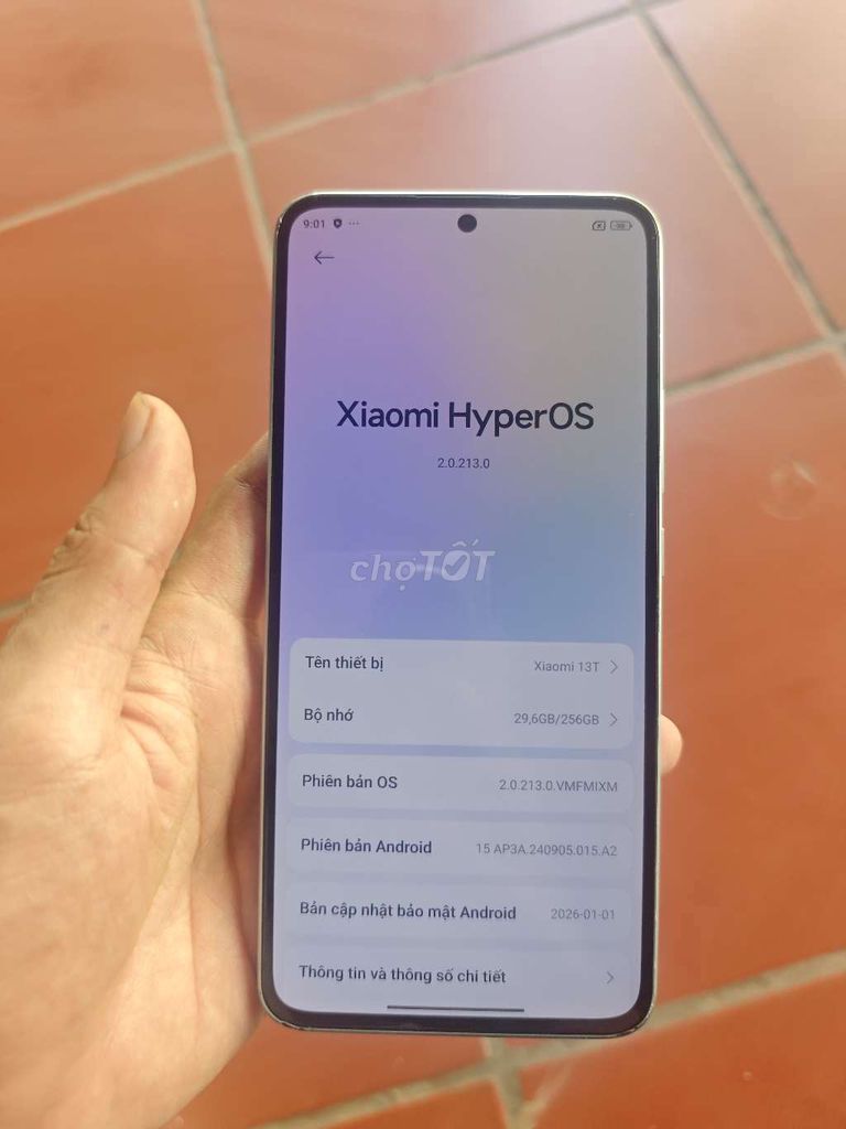 Xiaomi 13T 8GB/256GB Xám. Mua bán Điện thoại tại Quận Bắc Từ Liêm Hà Nội được đăng bởi xuân trần hình 1