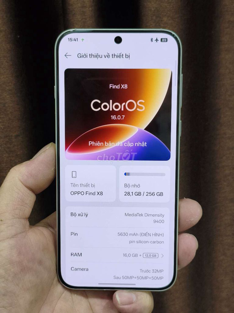Oppo Find X8 16GB/256GB Trắng. Mua bán Điện thoại tại Quận Hoàng Mai Hà Nội được đăng bởi Nguyennoi hình 1