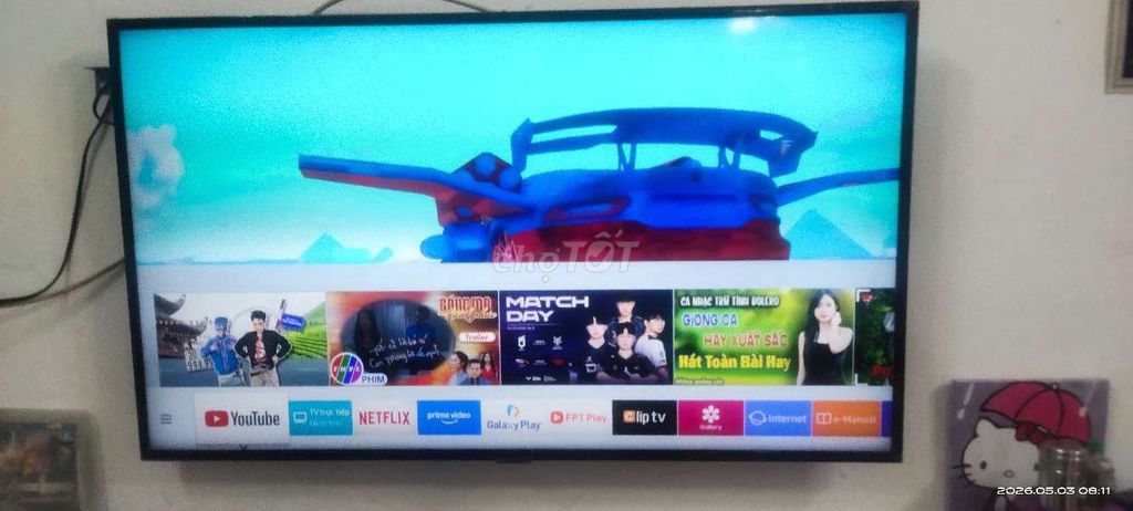 Tivi Samsung 4K 43 inch wi-fi mạnh màu sắc nét . Mua bán Tivi, Âm thanh tại Thành phố Dĩ An Bình Dương được đăng bởi  FUONG 4k hình 1