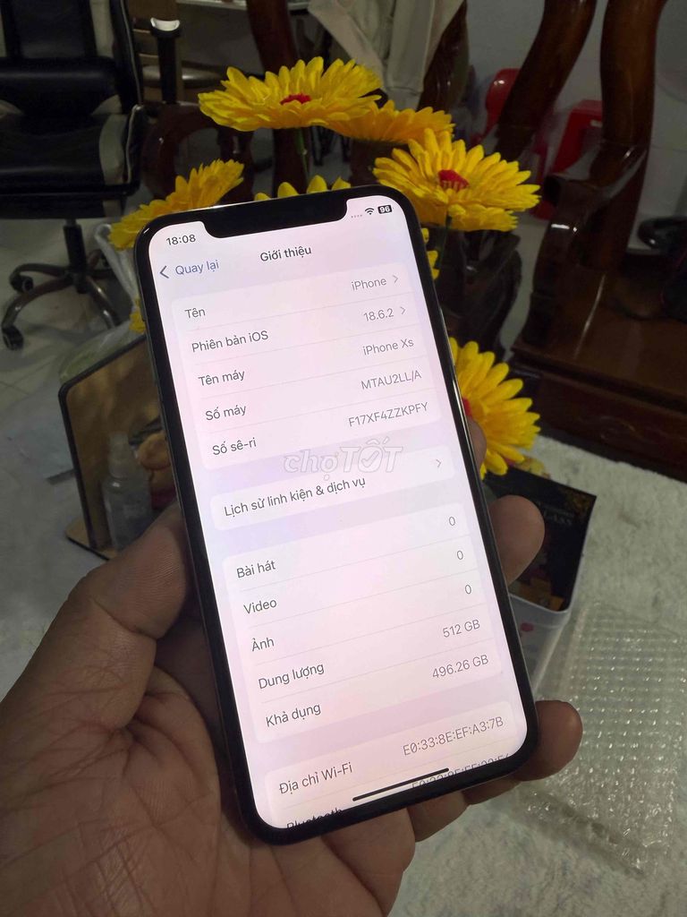 Apple iPhone XS 512GB Trắng Mỹ Đã qua sử dụng. Mua bán Điện thoại tại Thành phố Biên Hòa Đồng Nai được đăng bởi thanh hình 1